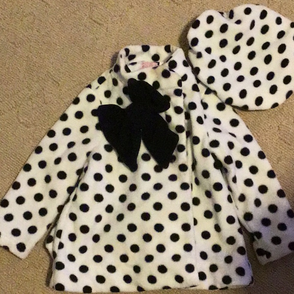 Toddler Girls Coat and Hat
